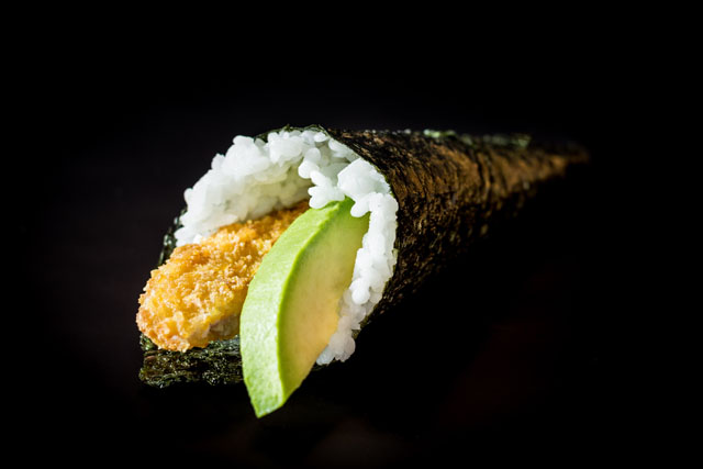 Tempura Prawn Temaki